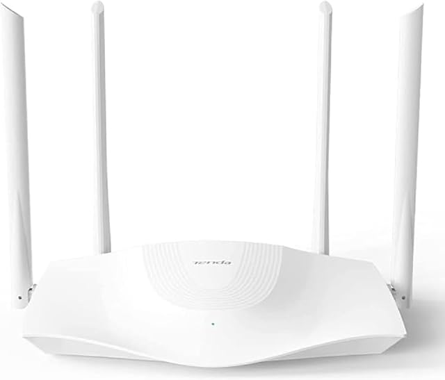 Tenda RX3 Wi-Fi 6 router, 1202 Mbit/s 5 GHz, 574 Mbit/s 2,4 GHz, AX1800 Dual Band, Quad-Core, 1 Gigabit WAN Port, 3 porty Gigabit LAN, tryb Access Point, sterowanie aplikacją