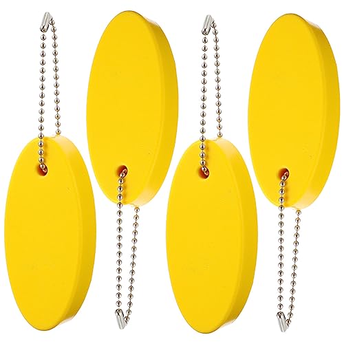 Milisten 4 Stück Kreisförmiger Schwebender Schlüsselanhänger Surfbrett-schlüsselanhänger Schlüsselanhänger Schlüsselversorgung Schlüsselanhänger Mit Surfbrett-anhänger Pu