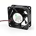 Ruilogod DC 12V 0.25A Computer CPU bezszczotkowy Wentylator 60mmx60mmx25mm Blacka