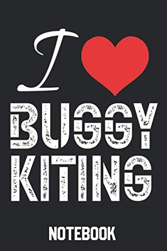  I Love Buggy Kiting Notebook: Buggy Ride With Kite 120 Pages Dot Graph Notebook