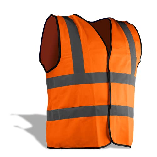 Consejos para Comprar Franjas Naranjas para comprar hoy. 42 Mikel's CHS-2 Chaleco de Seguridad Reflejante, Naranja
