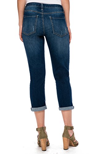 Skyes The Limit Women's Distressed Denim Boyfriend Jean2