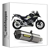 71859PK + 71665MI arrow 71859PK + 71665MI scarico omologato race-tech titanio fondello carby compatibile con honda cb 500 x 2017 2018 mototopgun