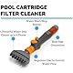 Pool SPA FILTERKARTUSCHENREINIGUNGSBÜRSTE PVC WIEDERVERWENDBAR SPA WASSERFILTER REINIGUNGSSCHLAUCHBEFESTIGUNGSWERKZEUG SCHWIMMWhirlpool