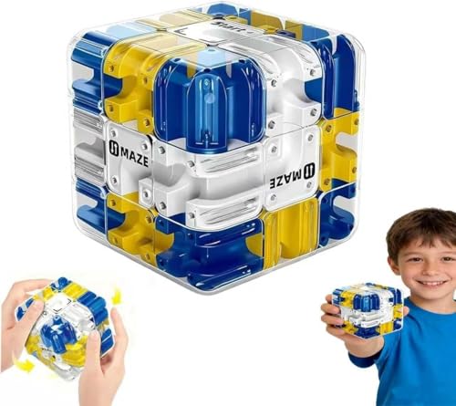 Grand Puzzle 3D Labyrinthe Cube 2026, Sphère de Labyrinthe - Bille Roulante Casse-tête, Jeux de Labyrinthe 3D, Jouet Jeu pour Enfant et Adultes Soulager...