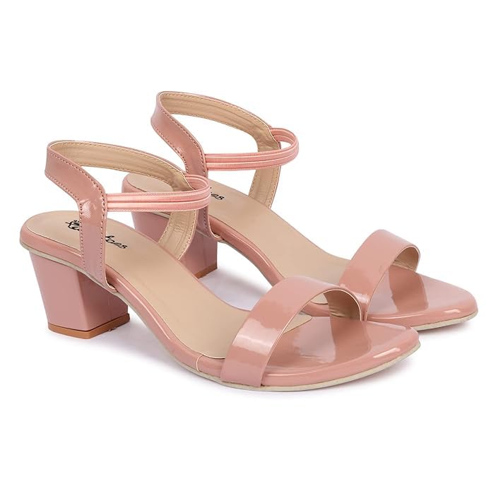 G-COLLECTION Trendy Stylish Womens & Girls Block Heel Sandal For Wedding And Party (Pink, 7) (B0D7Z8R35C) Amazon Price History, Amazon Price Tracker