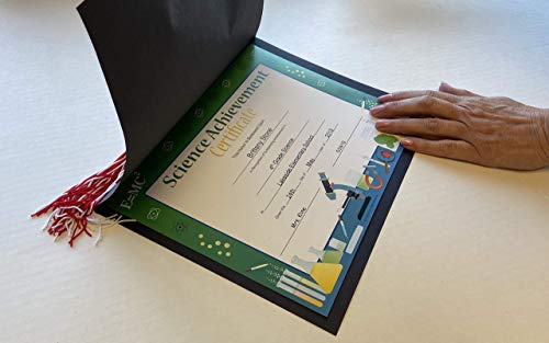 Recognition Certificate - Science Achievement, 11" X 8.5", 30 Certificates To A Pack For Kids, Students, Graduations, Achievement Days, Ceremonies, Banquets, Academic Competitions #TOP2
