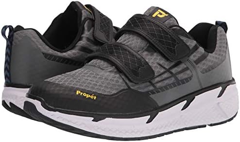Propét Men's Ultra Strap Sneaker,Grey/Black,17 XX-Wide | Image 6