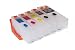 Produktbild vhbw CISS Leer Drucker Tinten Patrone Set B/C/M/Y + photo Chip für Epson Expression Premium XP-620, XP-625.