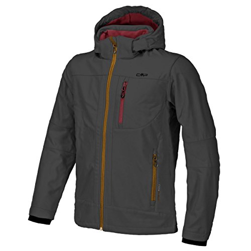 CMP, Giacca softshell con cappuccio e zip