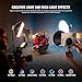 NEEWER HB80C RGBWW LED Video Light with Built-in 72Wh Battery & 100W PD Fast Charging, 80W Mini RGB COB Continuous Output Lighting Bowens Mount Handheld Spotlight 2500K-7500K, 10400lux/m, 18 Effects