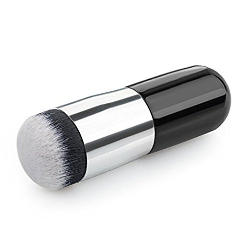 Gugzy Makeup Cosmetic Face Powder Blush Brush (Black Silver)-picture-29