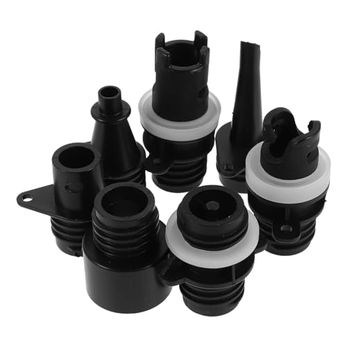 Gatuida Adaptador de Bomba de Aire para Kayak Inflable, 7 Piezas de Válvulas Aplicables, Kit Portátil Compatible con Tablas de Paddle Surf y Botes Inflables para Deportes