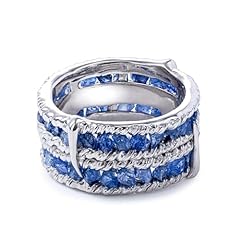 Blue Sapphire in Silver