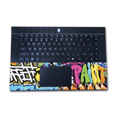 Image of Carbon Fiber Laptop Skin Compatible with Alienware M16 R2 (2024) - Just Paint - Premium 3M Vinyl Protective Wrap Decal Cover - Easy to Apply | Crafted in The USA by MightySkins