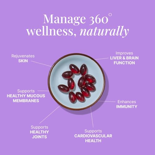 Berryheal Omega 3679 Helps to Boost Immunity, Supports Heart, Brain, Joint & Skin Health | 100% Vegan Sea Buckthorn Oil Capsules (1000mg) Whole-body Wellness | 120 Capsules – 60 Days