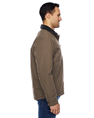 Dri Duck Men's Endeavor Snap Closure Jackets_FIELD KHAKI_XX-Large3