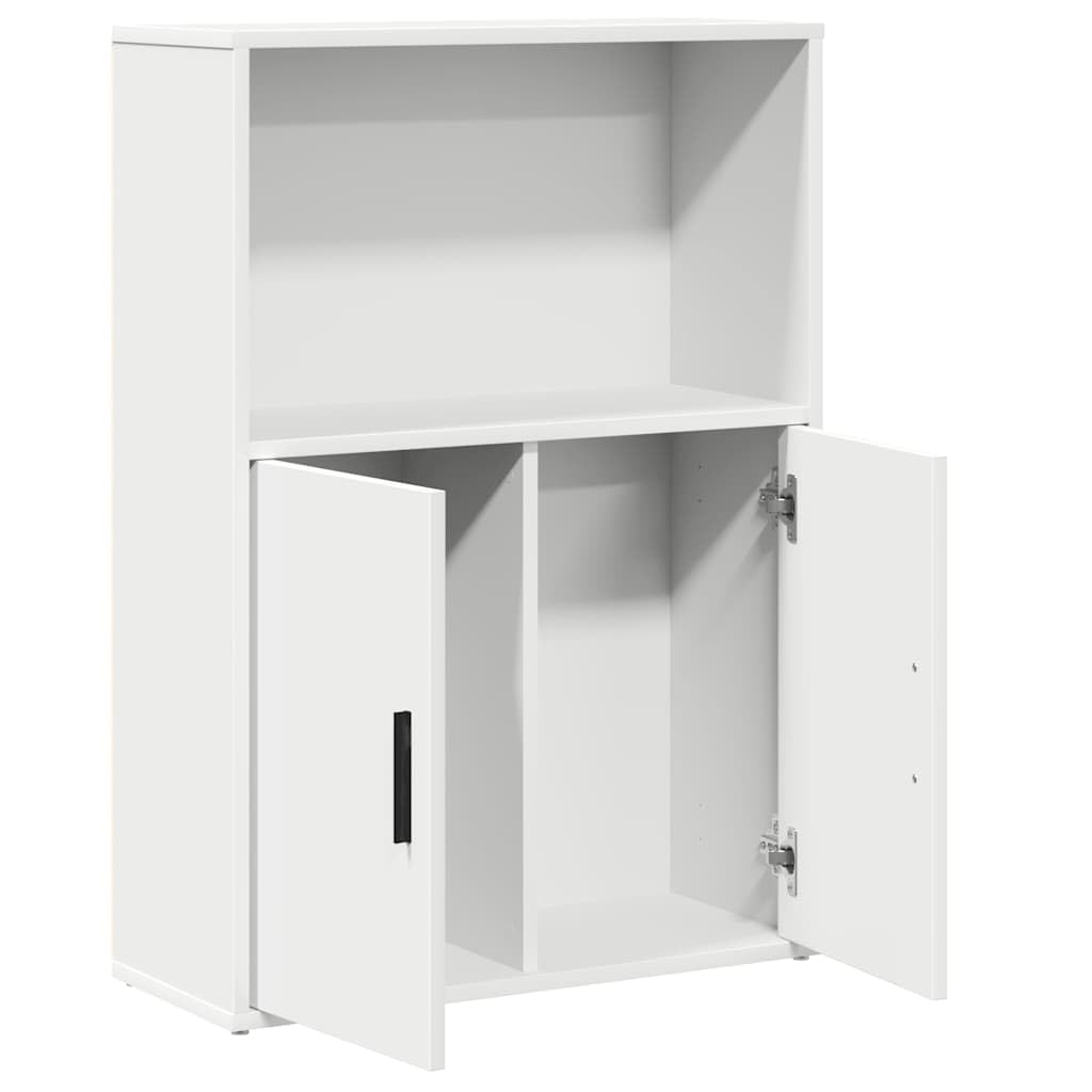 Generisch Bücherregal Weiß 60x24x85 cm Holzwerkstoff,Möbel,Regalsysteme,Bücherregale Bücherschränke-860409