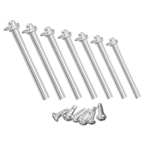 MUELODSIC 7 conjuntos Kit Reparación Ventilador Manual con Remaches Metálicos Duraderos Accesorios Eje Ventilador Pasadores Multi para Mantenimiento y Arreglo de Abanicos de Mano Pequeños