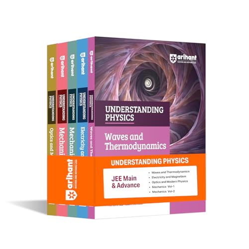 Image of Arihant Understanding Physics Complete Combo 2026-2027| Mechanics Vol 1 & 2, Electricity & Magnetism, Waves & Thermodynamics, Optics & Modern Physics | JEE Main & Advanced