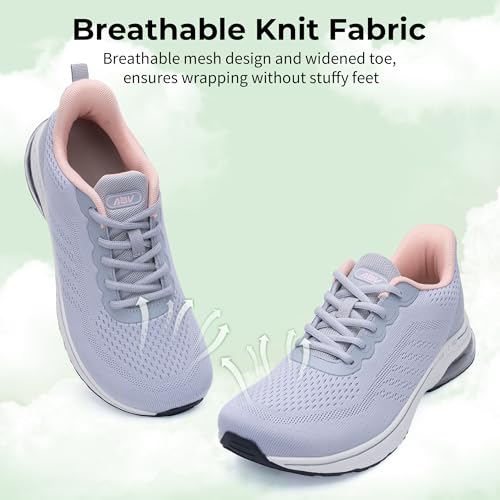Image of IIV Womens Wide Toe Box Walking Shoes Arch Support Running Shoe Plantar Fasciitis Tennis Sneakers Orthotic for Pain Relief