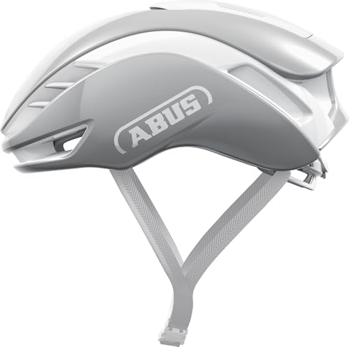 ABUS Casco de ciclismo de carretera GameChanger 2.0, Casco aerodinámico de alto rendimiento con aerodinámica y ventilación optimizadas, para hombres y mujeres, talla M, Pure Grey