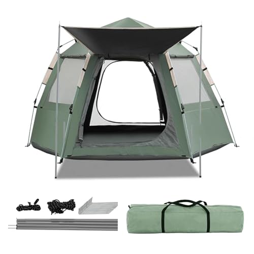 Carpa instantánea para camping 3-5 personas, resistente al agua miniatura 1