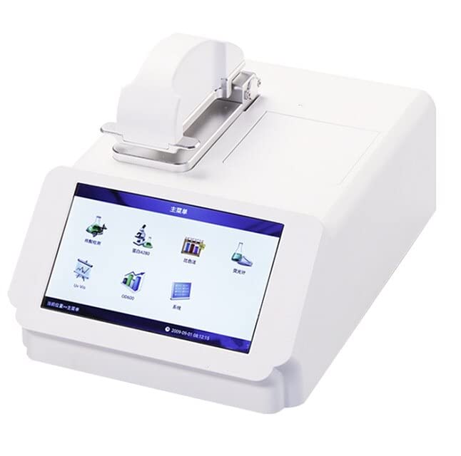 Nano-500 Micro Spectrophotometer, Portable DNA Analysis Tool with Fluorescence Detection, High Precision, Fast Measurement - Nucleic Acid Quantification, Molecular Biology Research