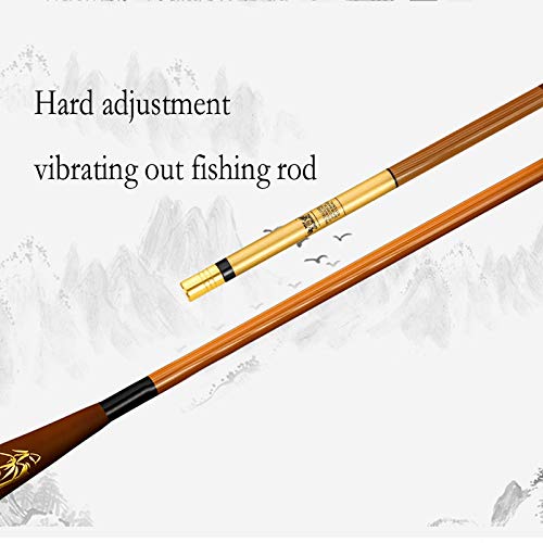 YAZHUANG8 Angelrute für Kinder Vibrationsart Crucian Carp Rod ultrafein ultralicht Ultra-Harte Handstange Diaoyutai… – Bild 7