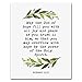 Bible Verse Print, May the God of Hope Fill You with All Joy and Peace, Romans 15:13, Scripture Wall Art, Modern Scripture Art, Christian Gift, Home Decor, No Frame - 8x10 inch