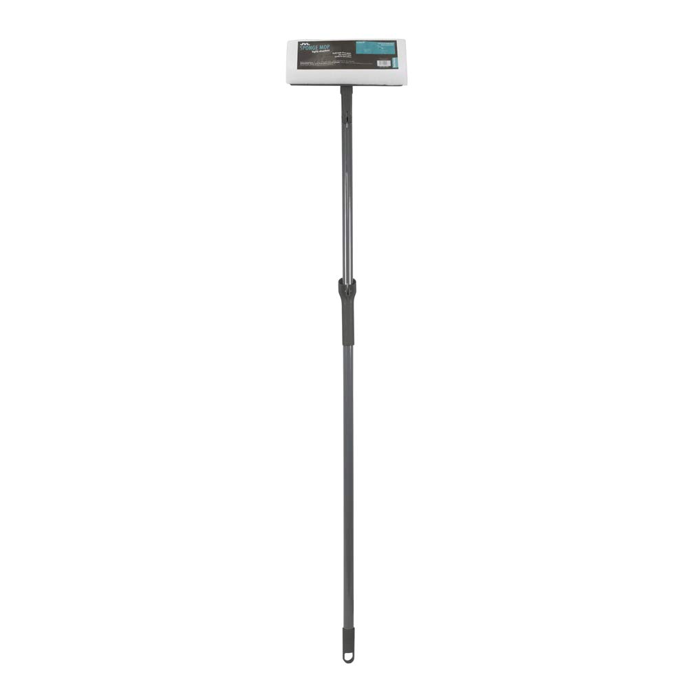 Jvl Grey/Turquoise Super-Absorbent Flat Sponge Squeegee Floor Mop