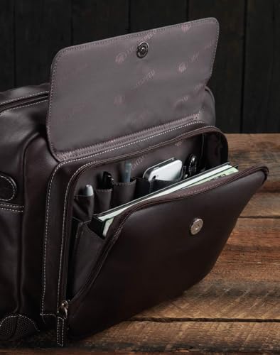 YFCACT Lightspeed Aviation - The Markham, Leather Flight Bag | 4111, Leather, Medium
