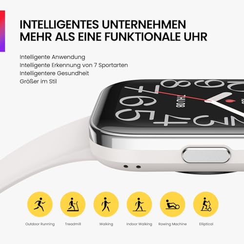 Amazfit Bip 5 Unity Smart Watch Fitness-Aktivitäts-Tracker mit 11-Tage-Akku, 120+ Sportmodi, Bluetooth-Telefonanrufe, Gesundheitsüberwachung, anpassbare Watch Faces