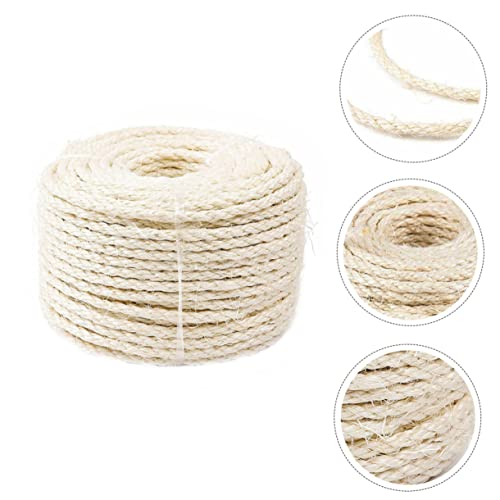 Angoily 1 Peça Corda Vintage Multifuncional Para Arranhar Árvore De Sisal Corda Para Arranhar Postes