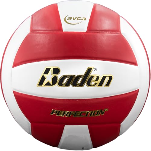Image of Baden | Perfection | Premium Leather | Indoor Official Game Volleyball | 13U to College | Official Size + Weight | NFHS + AVCA Approved