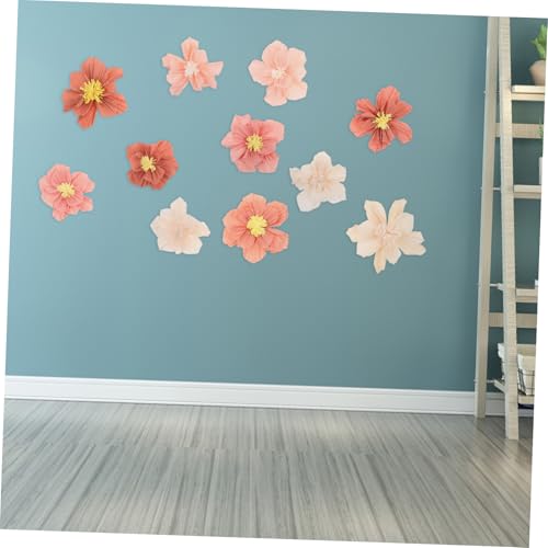 Pièces fleurs papier mariage faciles à transporter pour décorer votre salle - 7