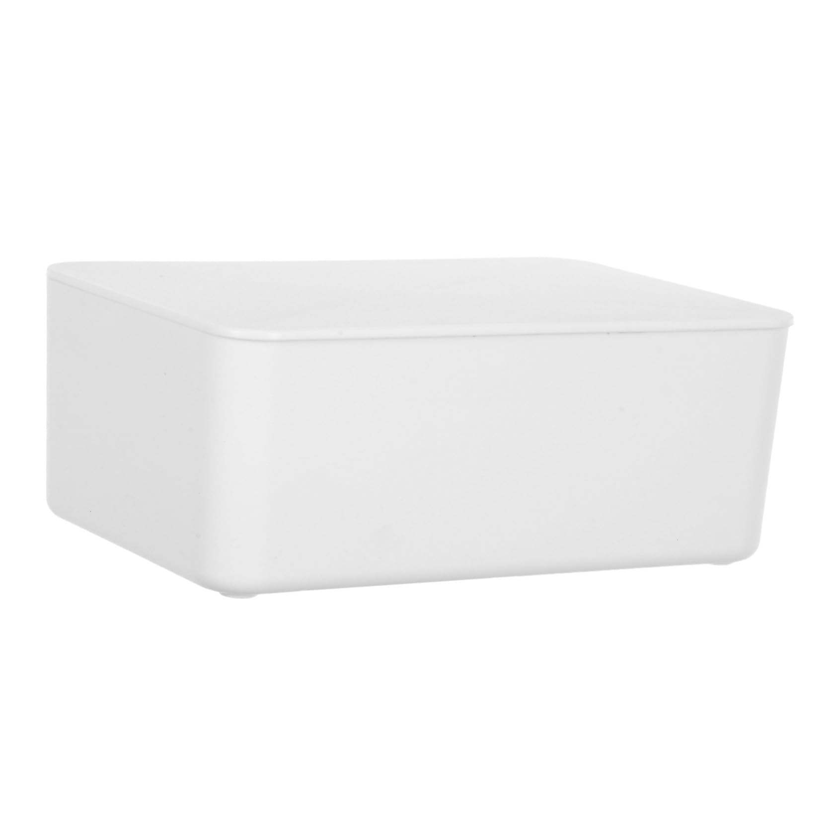 ABOOFAN 4 Pièces boîte de mouchoirs humides Porte-mouchoirs de Rangement Case de Linge de Voyage Porte lingettes récipient à Linge PP Blanche
