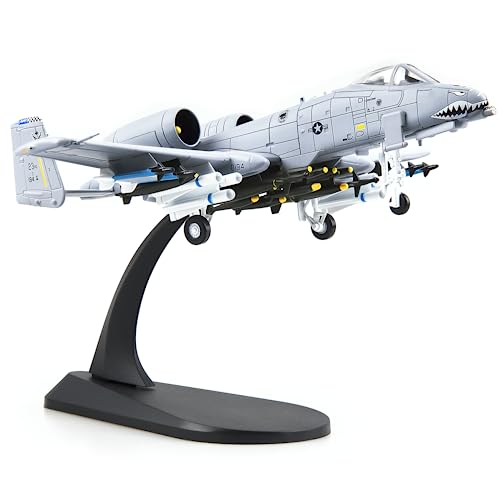 Avión de aleación A-10 Thunderbolt 1/100 modelo listo para exhibir sin necesidad de montaje