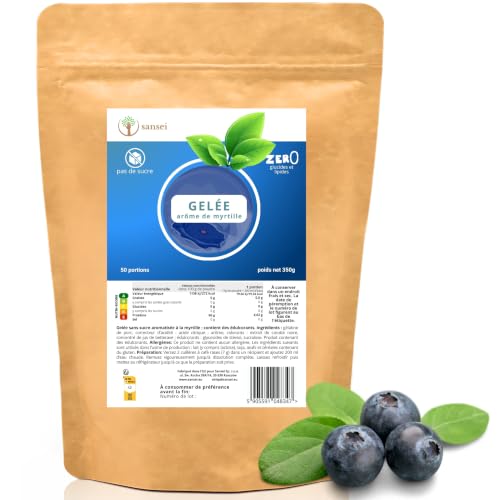 Sansei Blaubeer-Götterspeise ohne Zucker 350g