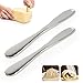 Gxhong 3 in 1coltello da burro, Coltello Burro Multifunzione, coltello da crema in acciaio inossidabile, grattugia multifunzionale, usato per spalmare marmellata, tagliare frutta, verdura, 2 pcs