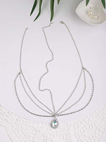 Fxmimior 00 Fashion Women Hot Bohe Halloween Charm Head Chain Vintage Rhinestones Crysatal Drop Headpiece Headband Wedding Prom Eveing Women Girl Hair Accessories thumb #2