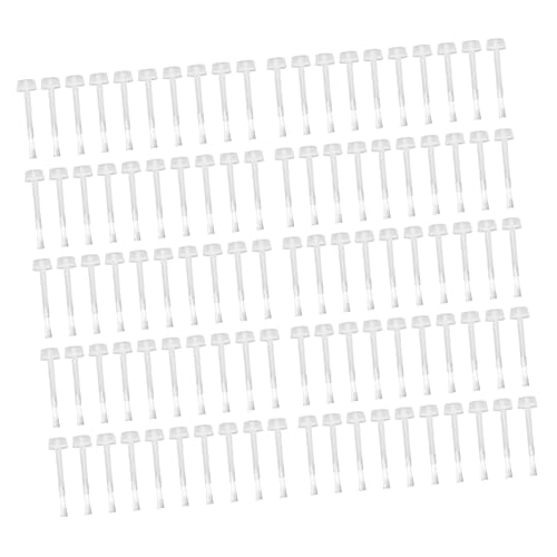 PartyKindom Soft Nail Polish Brush Replacement 400pcs Manicure Tools for Liquid Nail Polish Applicator