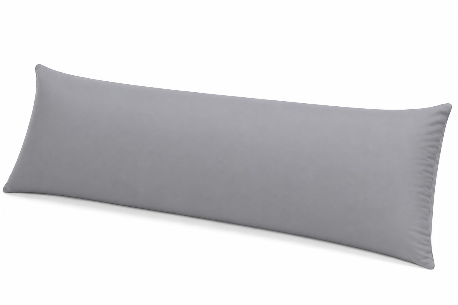 AmigoZone BOLSTER PILLOW CASE - PREGNANCY MATERNITY ORTHOPAEDIC SUPPORT Super Single 4FT (48"), Gray — image 1