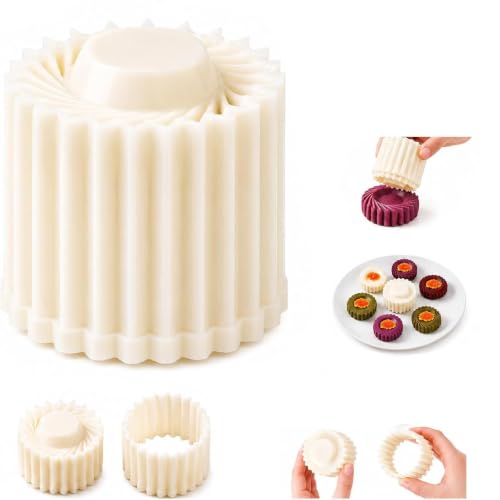 2.1in Double Ended Spiral Mooncake Mold for Festive Baking and Jam Cookies - image 4