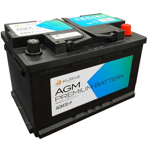 KURVE �N���G AGM �o�b�e���[ �v���~�A�� LN3 70Ah 900CCA �����e�i���X�t���[ ���B�� ���Y�Ԍ��p ����278mm ��175mm ����190mm AGM70-P �A�C�h�����O�X�g�b�v �[�d�����