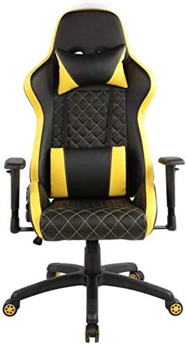 Renovation House Office Chair Ergonomic Gaming Chair Computer Chair Office Chair Racing Chair High Back Adjustable Chair (Color : Orange Size : Free Size) image 4