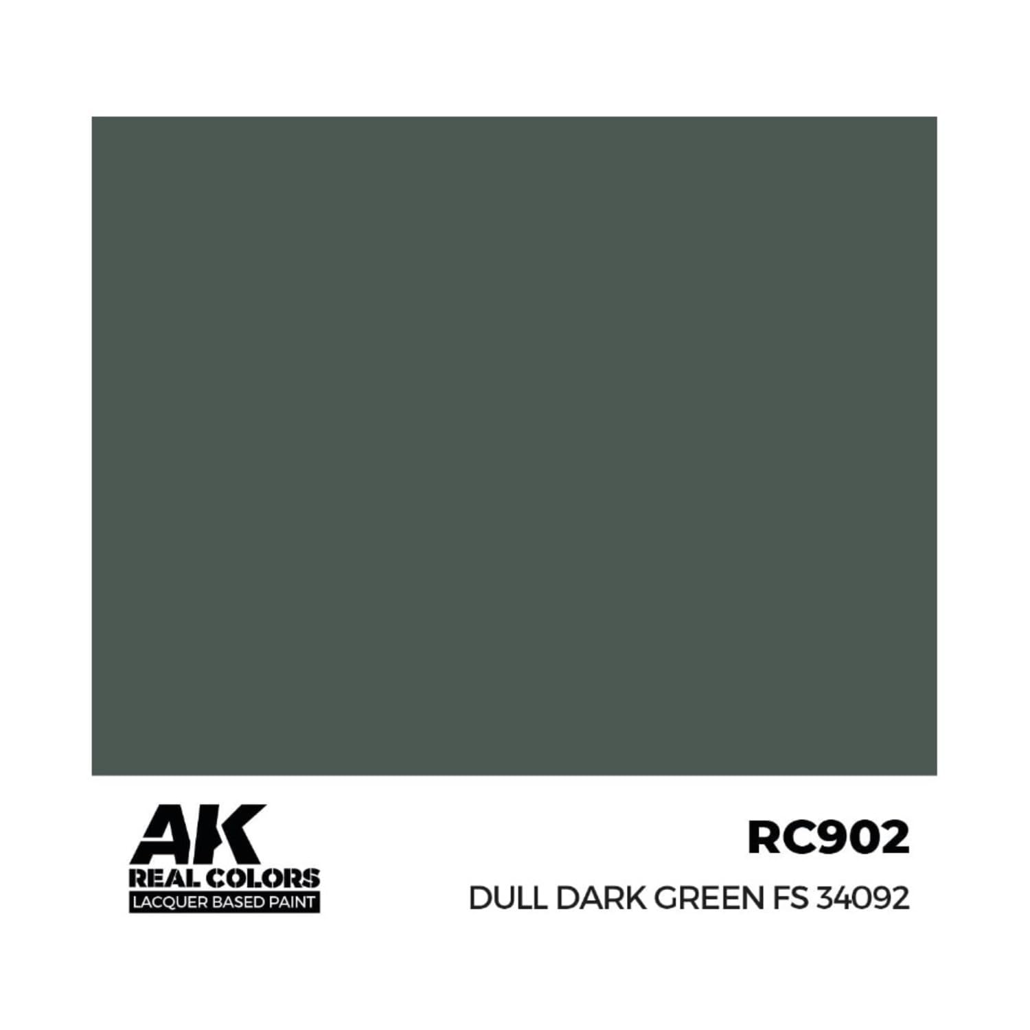 Ak Interactive Green Ak Real Colors Rc902 Dull Dark Fs 34092 (17Ml) (Old Rc230)