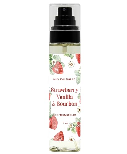 Strawberry Vanilla & Bourbon Fragrance Mist - Inspired by Bourbon Strawberry & Vanilla | Long Lasting Scent | Fragrance Dupe