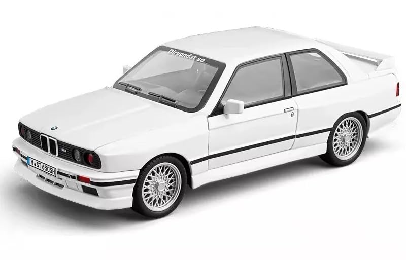 Image of Invite Enterprise Big Size B-M-W M3 E30 1988 1:24 diecast Metal Pullback Toy car with openable Doors & Light, Music Boys car for Kids Best Toys Gifts Toys for Kids (White Color)