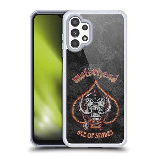 Funda de gel Motorhead As de Picas para Samsung Galaxy A13 con diseño vintage de Head Case Designs